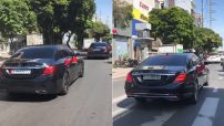 Choáng với video cặp xe sang và xe siêu sang mang biển “ngũ quý” làm xe hoa tại Sài thành