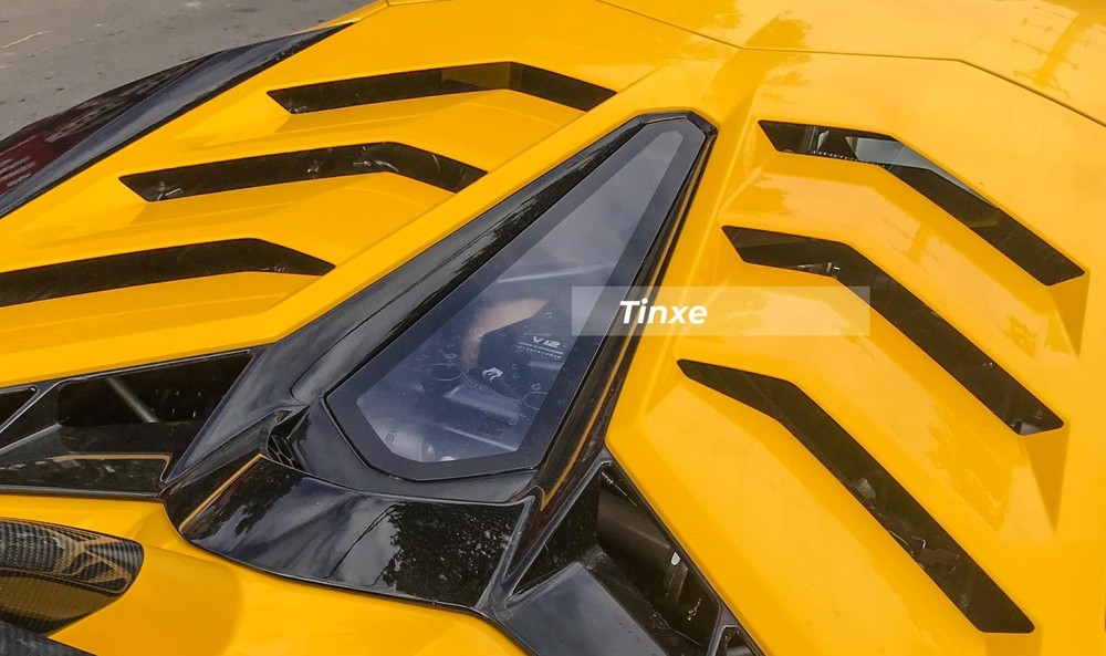 Động cơ V12 của siêu xe Lamborghini Aventador SVJ mới xuất hiện ở Đà Nẵng
